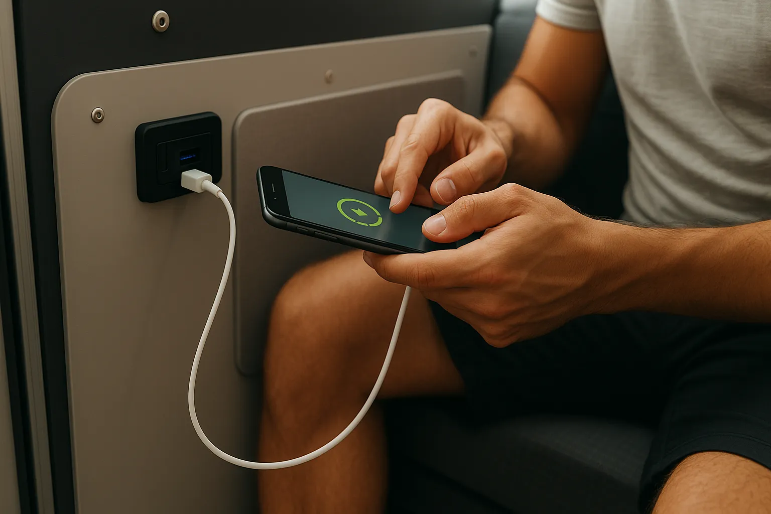 キャンピングカーで使う充電器はどうやって充電するの？